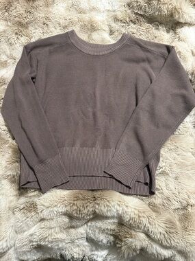 Cyrus - Gray/Taupe Crewneck Sweater - Medium